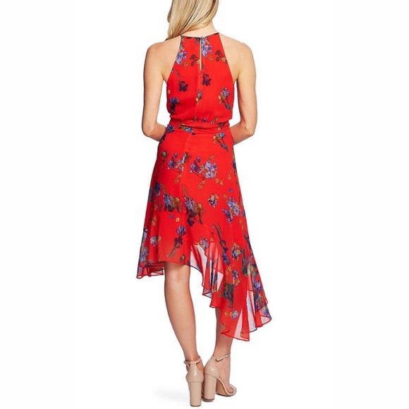 🆕🌹NWT CECE Floral Chiffon Halter Dress 🌹 - Picture 9 of 9
